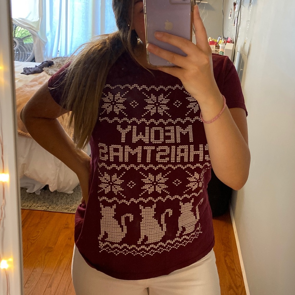 Meowy Christmas Shirt